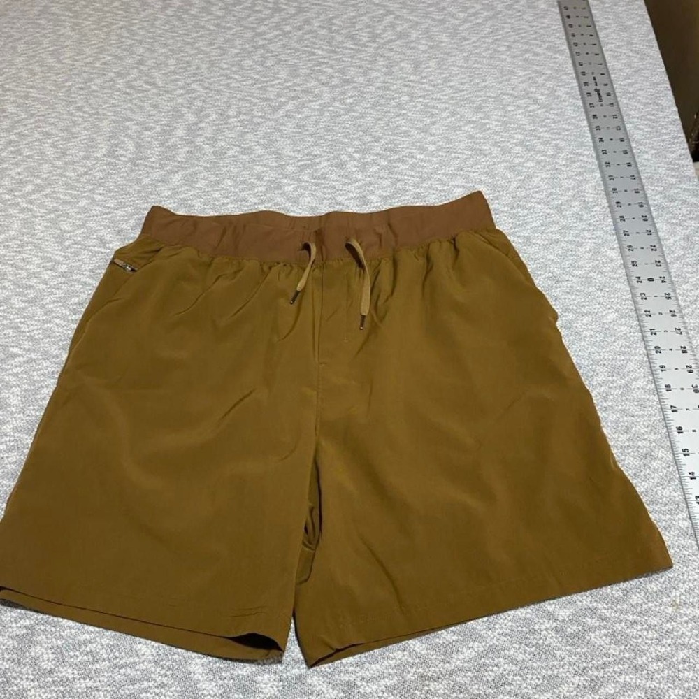 No brand Brown shorts adjustable waist string size XXL. SKU-B68#athletic